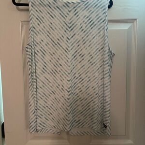 Matilda Jane Chevron Tank Top - Blue and White